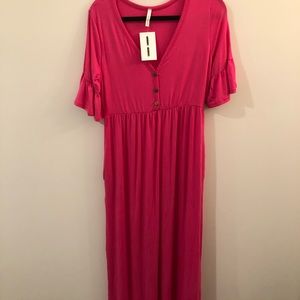 Pink Maxi-Dress